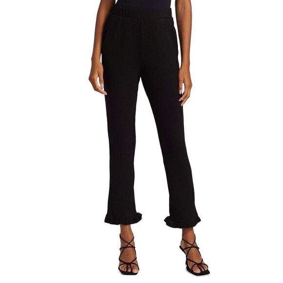 n:philanthropy Talker Rib-Knit Ruffle Hem Pants - Picture 6 of 15